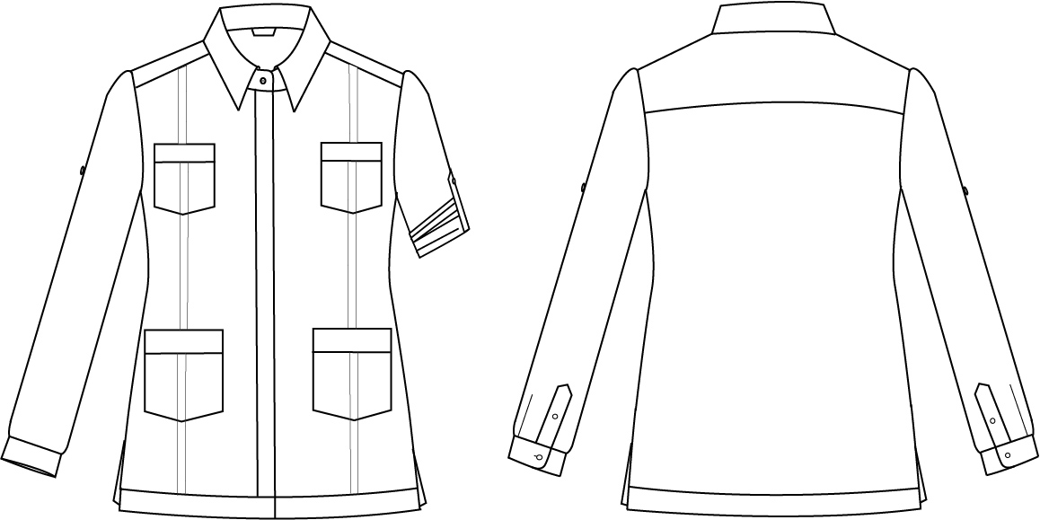 GUAYABERA WOMAN SHIRT COLLAR SUMATRA
