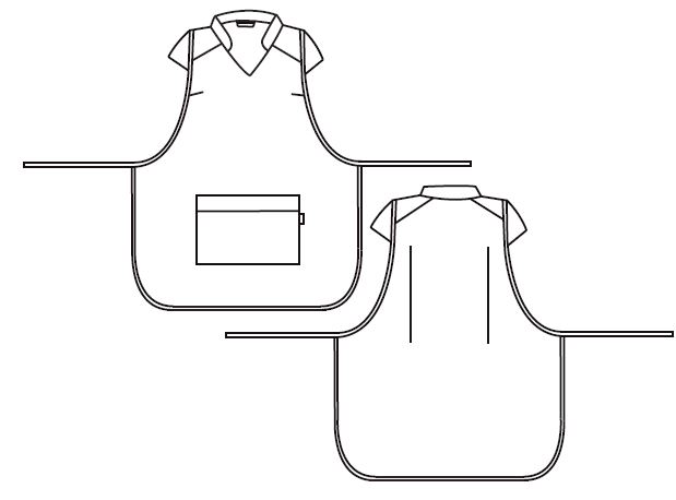 BORBOLETA MAO COLLAR TABARD
