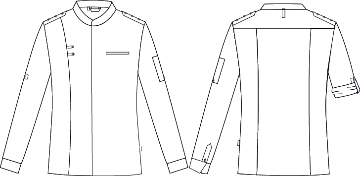 CHAQUETA COCINA HOMBRE SATEN ALGODON CUETO