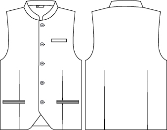 CHALECO HOMBRE CUELLO MAO LUCENA