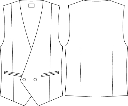 CHALECO HOMBRE CRUZADO BERDEJO