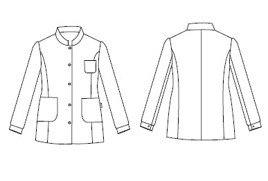 CHAQUETA MUJER MAO RAYA DIPLOMATICA