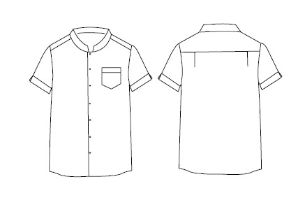 CAMISA HOMBRE CUELLO MAO M/C COMBI