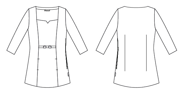 ROBE MANCHES 3/4 ASIA 
