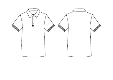 POLO NOIR HOMME MANCHES COURTES COL DE CHEMISE
