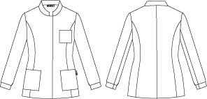 CHAQUETA MUJER AGAR SARGA POLIESTER