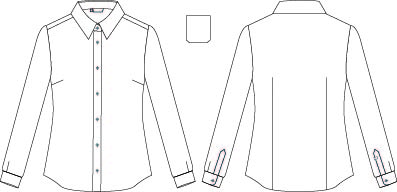 CAMISA MUJER M/L OXFORD