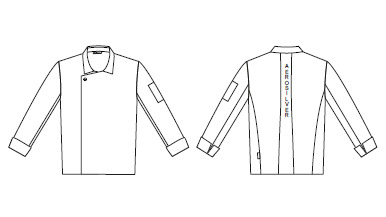 GIACCA CUCINA UNISEX ARIAS TESSUTO RICICLATO MICROFIBRA
