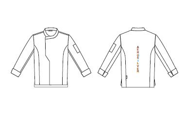 GIACCA CUCINA UNISEX HARO TESSUTO RICICLATO E ORGANICO KLOPMAN
