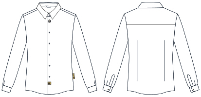 CAMICIA UOMO ELISEO SLIM FIT TESSUTO RICICLATO
