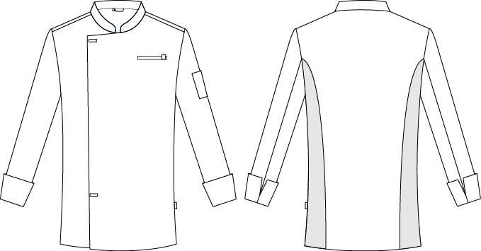 CHAQUETA COCINA UNISEX ANTIMANCHAS MOLINA