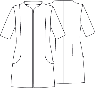 BLOUSE WOMAN ZIP SICILIA S/S