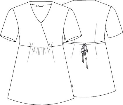 BLOUSE MATERNITY PIQUÉ
