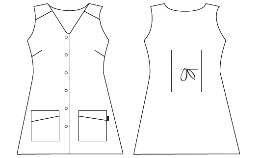 TUNIQUE FEMME CHEVRON
