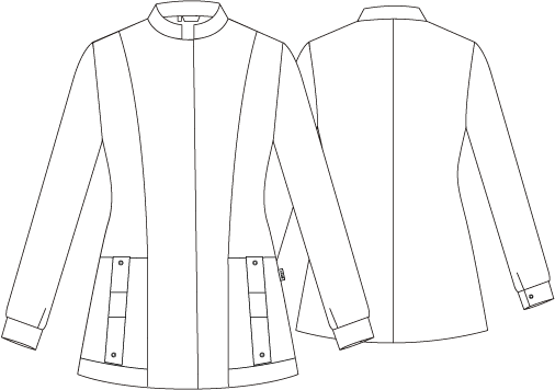 BLUSA SANITARIO MUJER DAMA