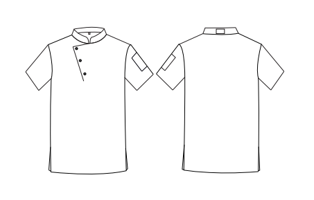 VESTE CUISINE UNISEXE TANATOS 
