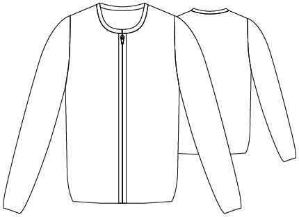 CARDIGAN WOMAN FINE KNIT WITH ZIP
