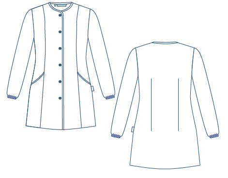 SABANA WOMAN´S SCRUB COAT  RECYCLED FABRIC