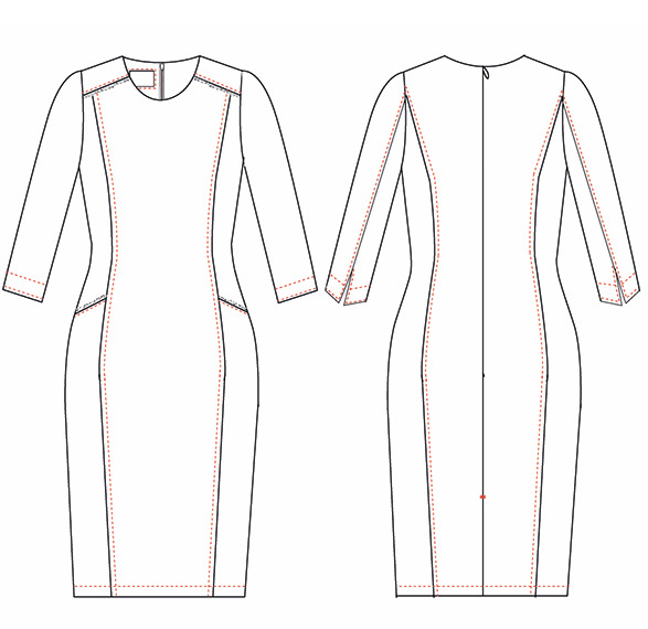 ABITO CERNIERA METALLICA TRENDER
