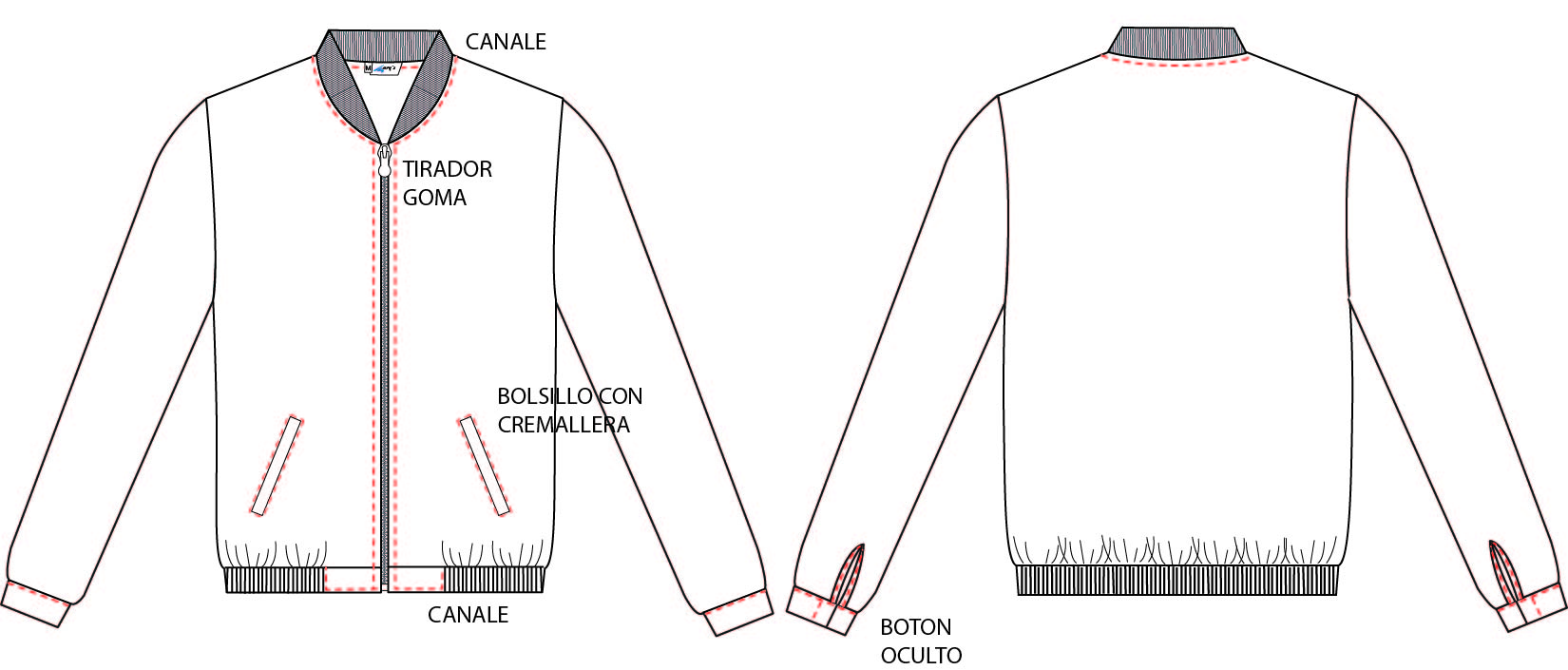 JACKET BOMBER MAN TRIVIAL

