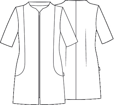 BLOUSE WOMAN ZIP SICILIA S/S