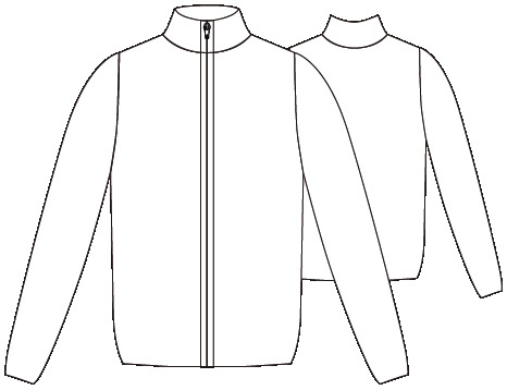 CASACO SENHORA MALHA GROSSA COM FECHO DE CORRER
