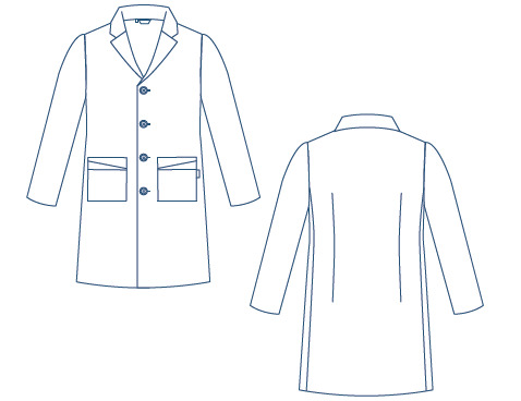 BLOUSE HOMME YAGO TOILE ANTIBACTÉRIEN
