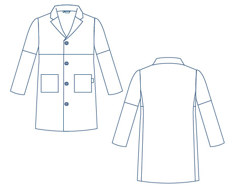 NEW YORK MAN´S SCRUB COAT
