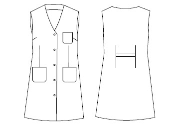 ROUPÃO SENHORA GOLA DE BICO S/MANGA
