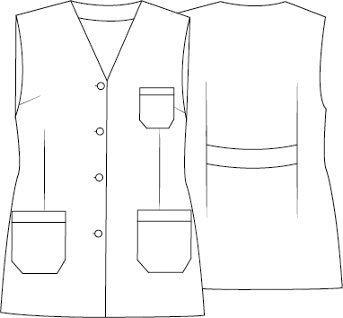 SCRUB COAT WOMAN VICHY GRANADA 
