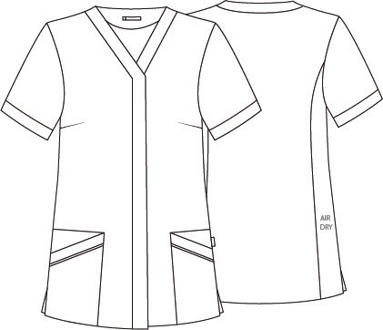 BLUSA MUJER BOTON OCULTO CASSANDRA