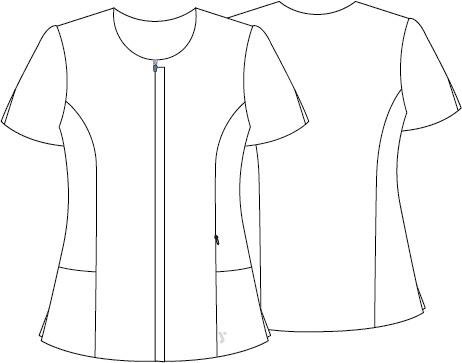 BLUSA MUJER ESCOTE CAJA M/C JANA