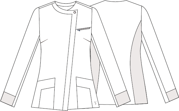 BLUSA MUJER ABIERTA M/L MARINA