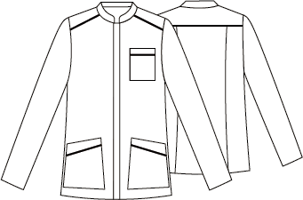 BLUSA UOMO SCOLLO ALLA COREANA MANICHE LUNGHE JACOB