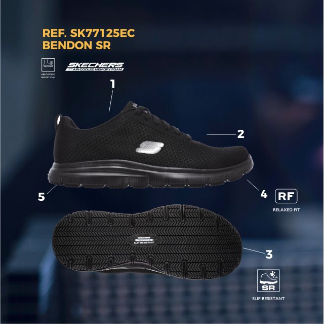 FLEX ADVANTAGE SR - BENDON SKECHERS HOMBRE