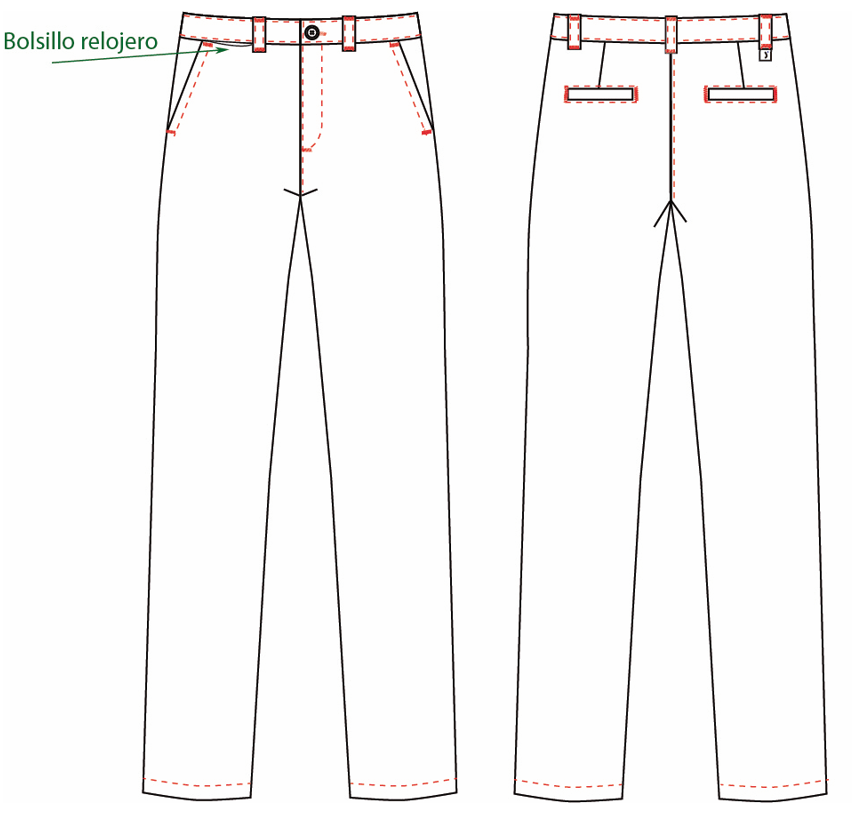 PANTALON HOMBRE CHINO CHEVIOT