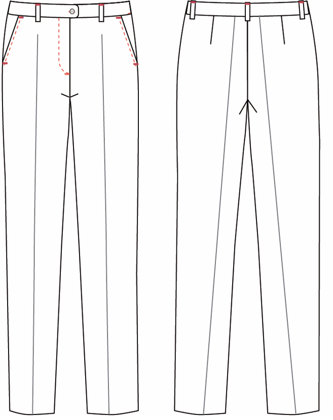 PANTALON MUJER CON BOLSILLOS TRIP