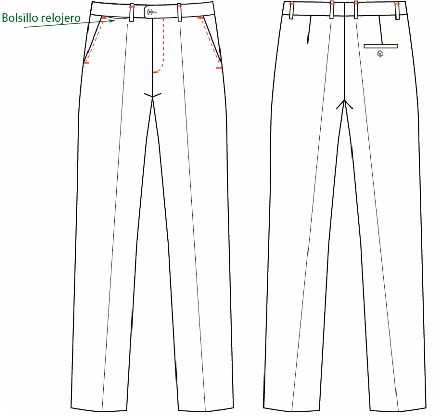 PANTALON HOMBRE SIN PINZAS WELFARE