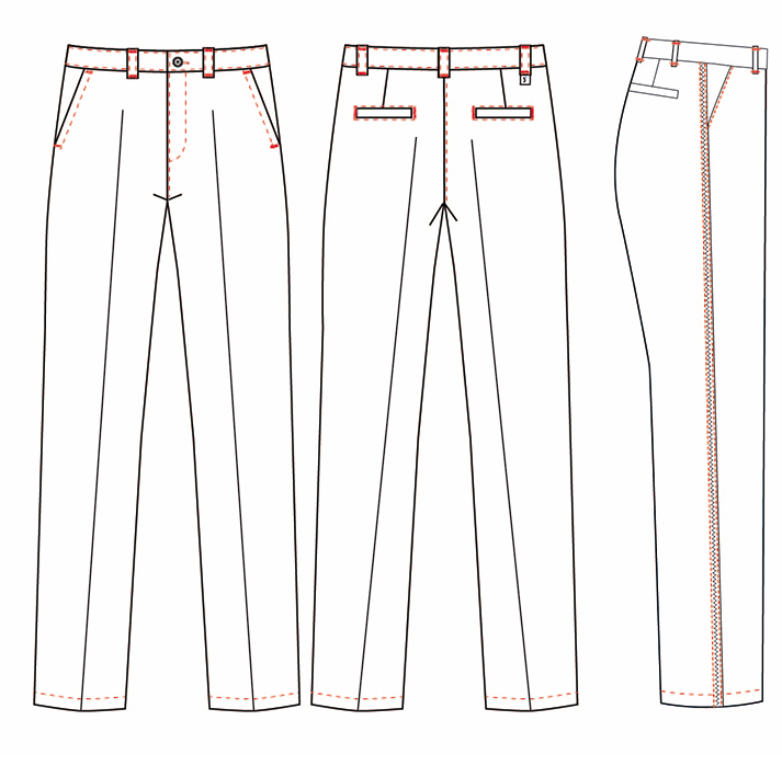 MEN'S BAND TROUSERS