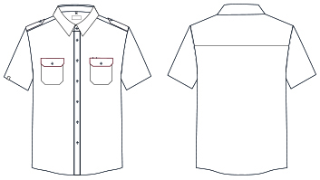 CAMICIA UNISEX SPALLINE MANICHE CORTE ELASTAN
