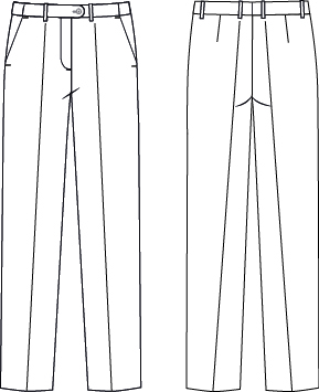 PANTALÓN MULHER CINTURA EXTENSIBLE TAFFORA