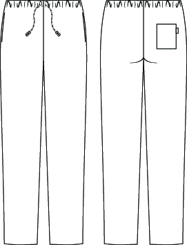 PANTALONE UNISEX IN COTONE STAMPATO