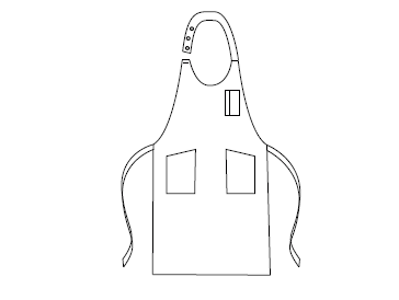 APRON SOMMELIER 110X85 CM
