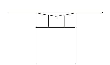 DELANTAL FRANCES CON BOLSILLO 90X75 CM