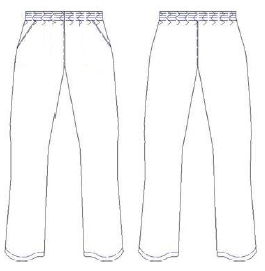 PANTALON SARGA BLANCA BOLS. GOMA ENTERA