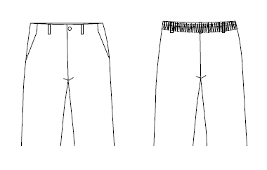 PANTALONE CUCINA UNISEX VICHY
