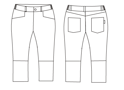 WOMEN'S CAPRI TROUSERS