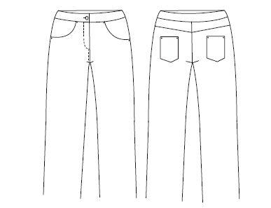 PANTALON MUJER CORTE TEJANO