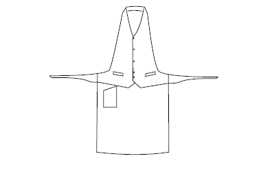 AVENTAL COM COLETE 77X74 CM