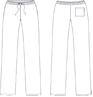 PANTALONE ELASTICO+CORDINO DENIM LAVATO
